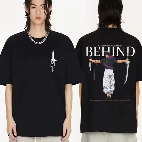 Anime Jujutsu Kaisen Fushiguro Toji To The One Who Lfft It All Behind Graphic T Shirt Men Women Casual Harajuku T-shirt Y2k Tops