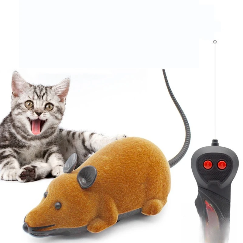 Manufacturer wholesale black gray brown remote control cat and mouse toys
