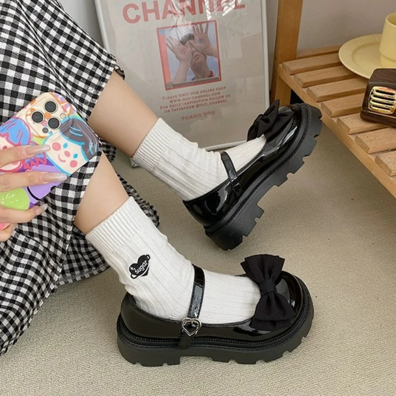 

2025 Autumn New Children Leather Shoes for Girls Fashion Korean Style Soft Sole Anti-slippery Versatile Princess Mary Jane Shoes