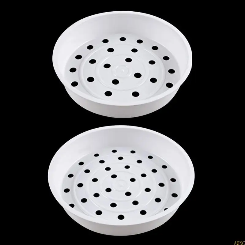 A0NC 3L/4L-5L ตะกร้าเรือกลไฟพลาสติก VEGGIE RACK RANT RACK Stand Cookware ห้องครัว