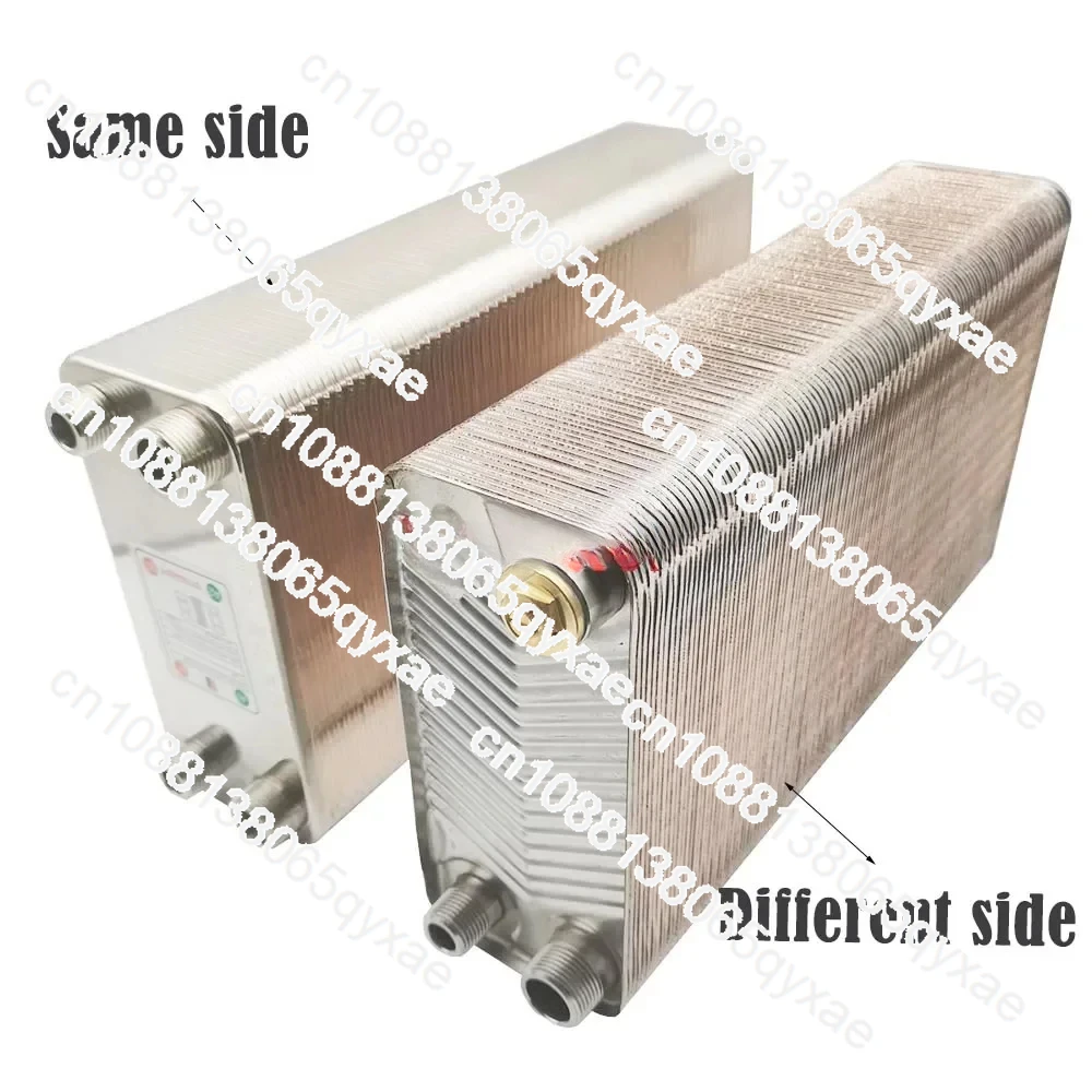 120 Plates Plate Heat Exchanger Water Beer Wort Chiller Cooler 304 Stainless Steel For Home Brewing Beer