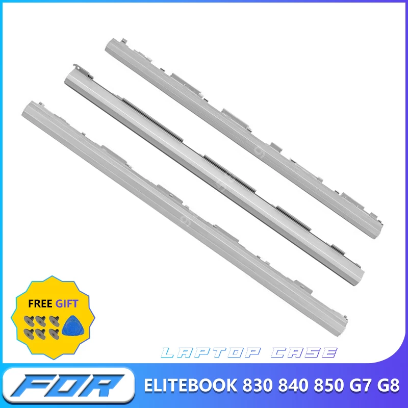 Laptop Hinge Cover Silver For EliteBook 830 840 850 G7 G8, Decorative Long Strip Shell Hinge Trim Cover Replacement Case
