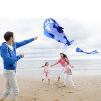 3D Kite Huge Frameless Soft Parafoil Giant Whale Flying Kite kite Flying Kite