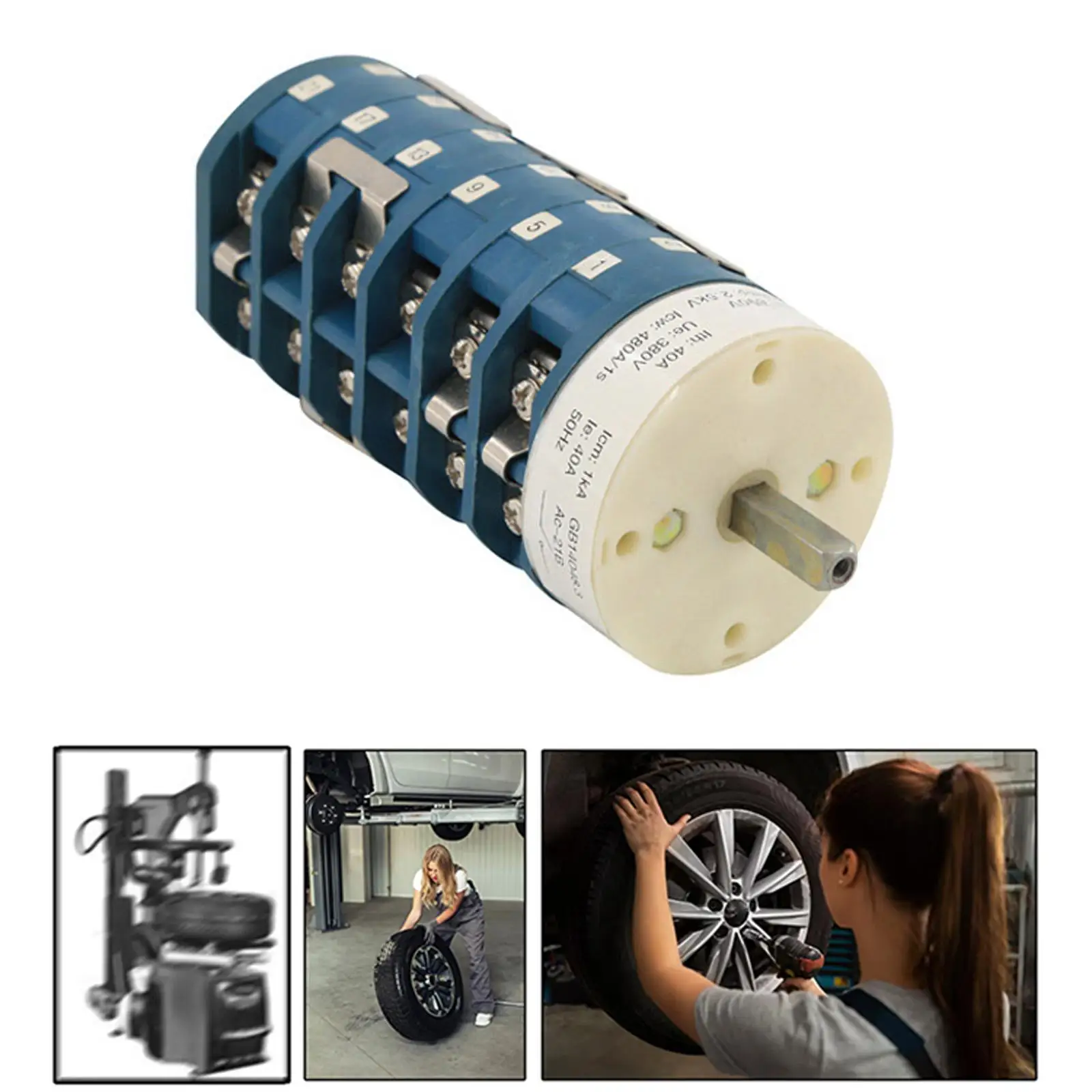Tire Changer Motor Switch Lw5D-40A/6 Sturdy Professional Easy to Install Two-speed Switch for Automobile Truck Supplies