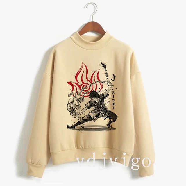 Appa Yip Harajuku Print Casual Sweatshirts Avatar The Last Airbender Hoodies Unisex Fashion Mange Long Sleeve Hoody Streetwear