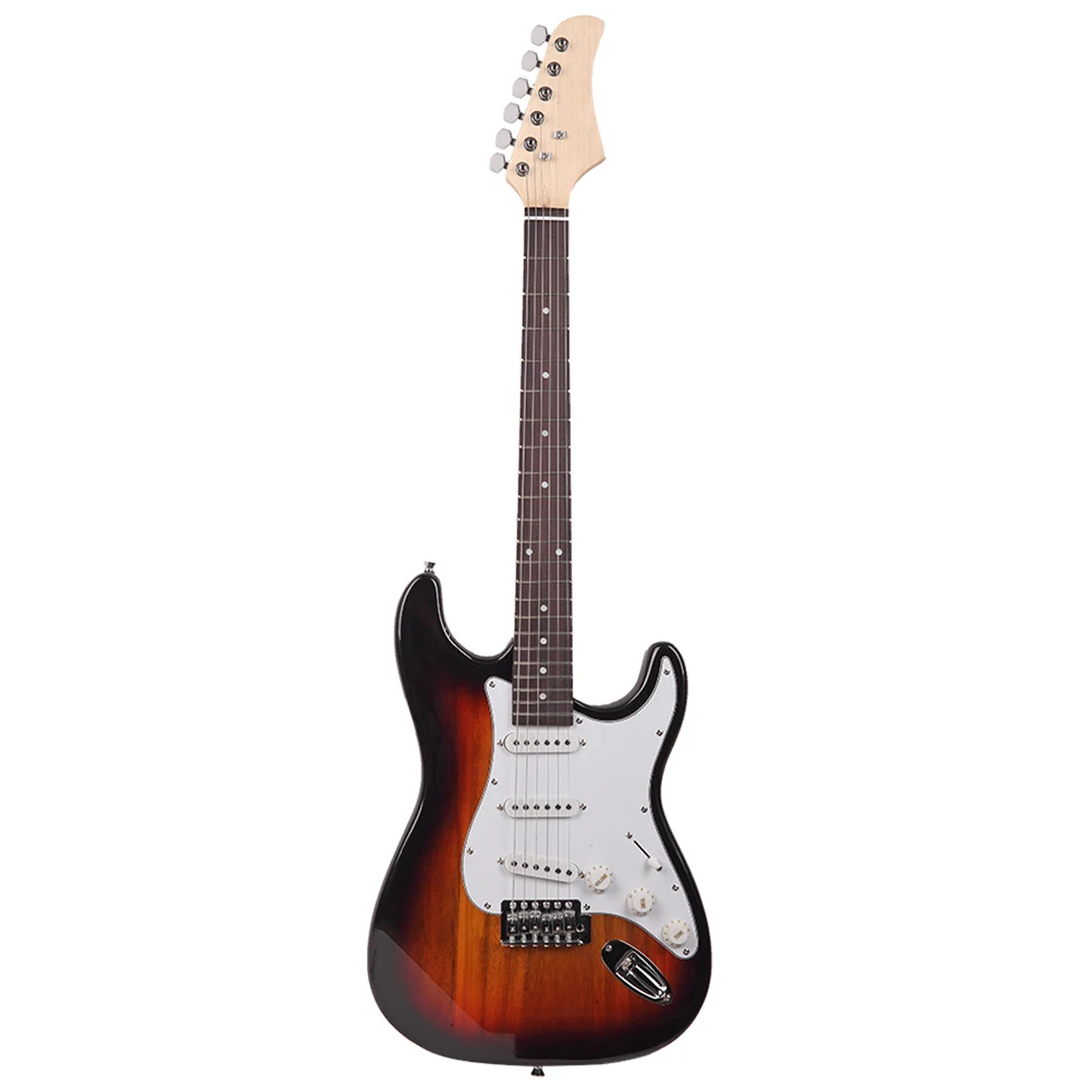 Rosewood Fingerboard Electric Guitar Sunset ColorIntroductions: Do not miss this elegant electric guitar! This is a beautiful, s