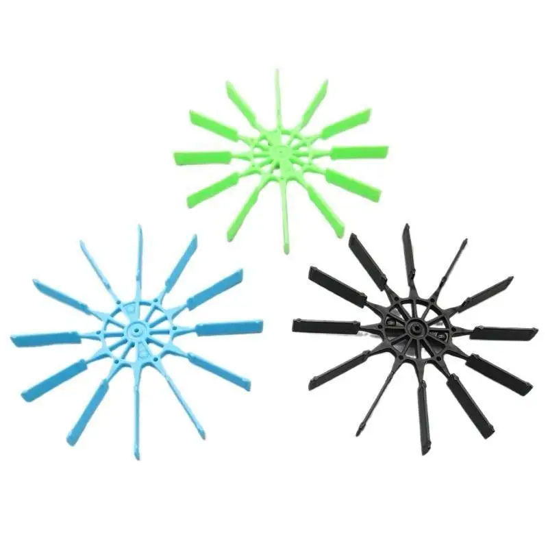 10Pcs 70mm 100mm Paddle Wheel Propeller 2mm Shaft Hole Plastic Waterwheel for RC Boat Model Science Fair DIY Toy Boat 4 Colors