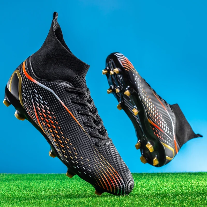 

New Men Football Shoes Professional Original Soccer Shoes Indoor TF/FG Football Field Boots Fast Society Cleats Sneaker Match