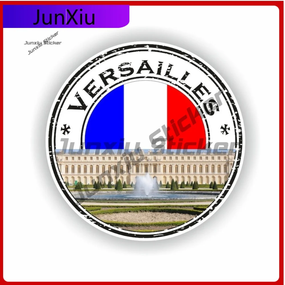 

Versailles Seal Round Flag Personalized Vehicle Decor Exterior Styling Piece For Vehicles