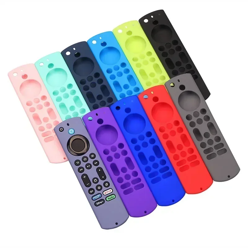 غطاء سيليكون جديد لجهاز Amazon Fire TV Stick 4K Max 2023 جهاز البث حافظة ناعمة عن بعد مع حافظة واقية مضادة للسقوط