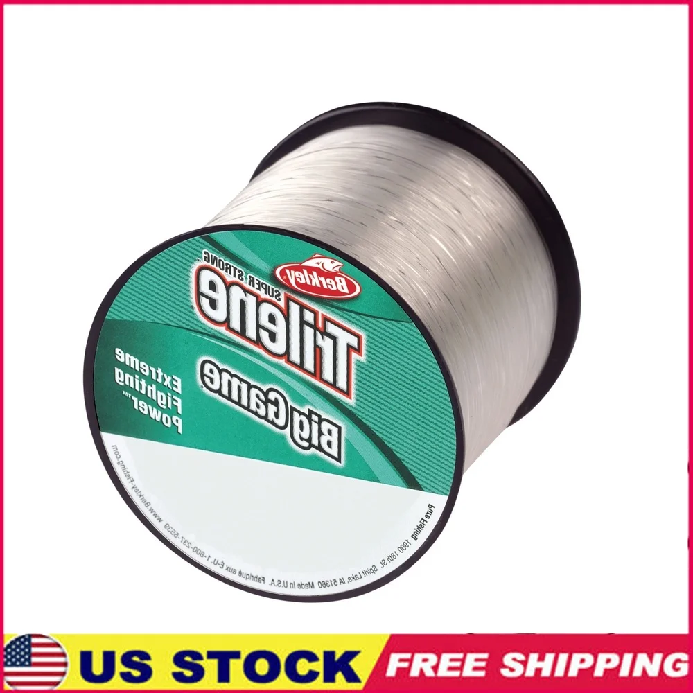

Trilene Big Game Monofilament Fishing Line 40 lb Test Strength 370 yd High Durability Abrasion Resistance Extreme Strength
