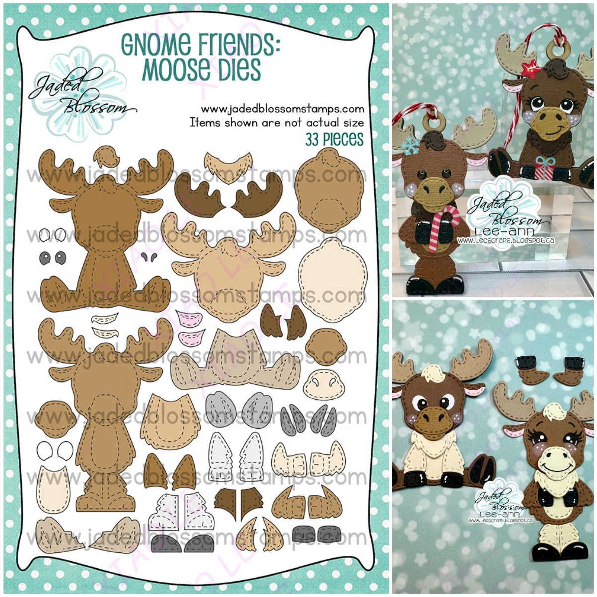 

Gnome Friends: Moose Dies Stamps And Dies New Arrival 2025 Scrapbook Diary Decoration Stencil Embossing Template Diy Greeting