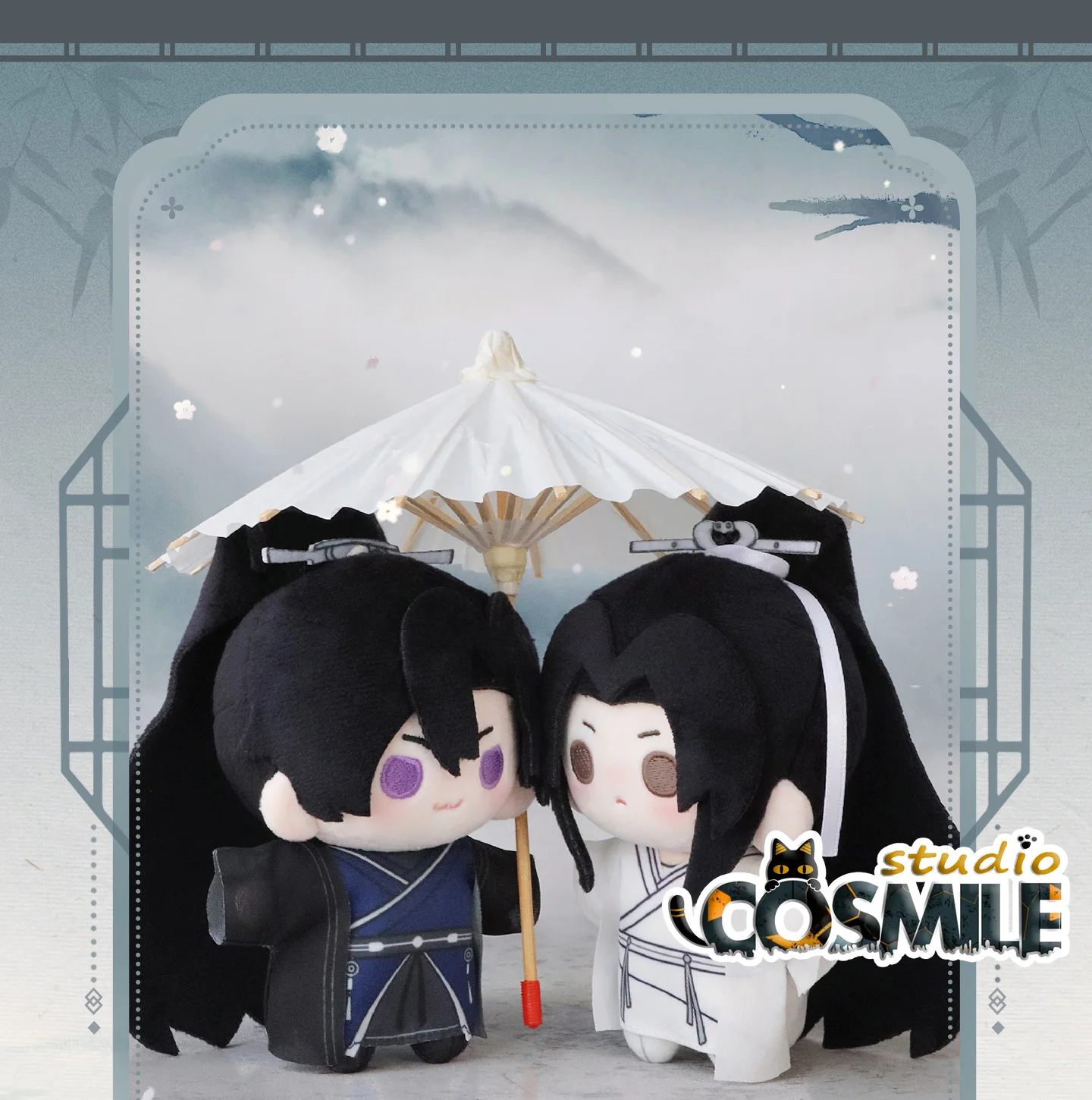 

Хаски и его белый кот Шизун Чу Ваннинг Мо Ран Мягкая плюшевая кукла 10 см 13 см Морская звезда Игрушка для тела KM