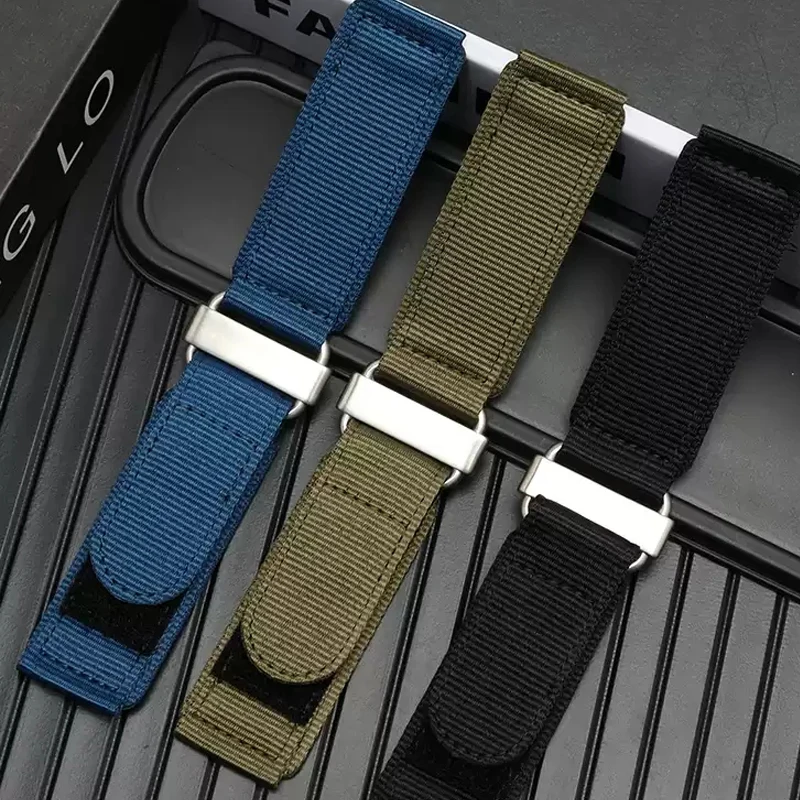 

Nylon Watch Strap for Breitling Bell & Ross BR-01 BR-03 Thickened Men's Nylon Watchband BR Hook Loop Fastener Woven Belt 22mm