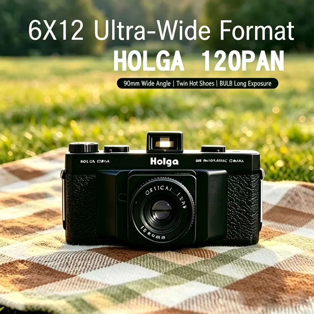 Classic HOLGA 120 Pan Panorama Camera Lomo Widescreen Medium Format HOLGA 120Film Wide Format Camera 6x12 Panoramic Camera Retro