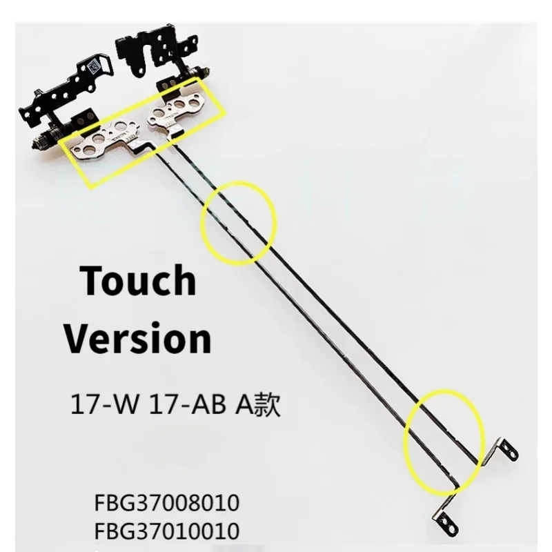 

@ . Touch Version and Non Touch Version For HP Pavilion 17-AB 17-W FBG37004010 R FBG37006010 L Laptop Screen Shaft Hinge New &