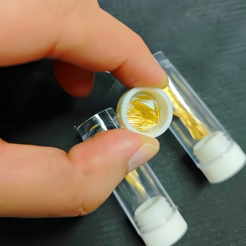 100 個両端テストニードルテストプローブ BGA 半導体プローブ 078-DD-5.7L 伸縮スプリングテストピン 5.7 ポゴピン