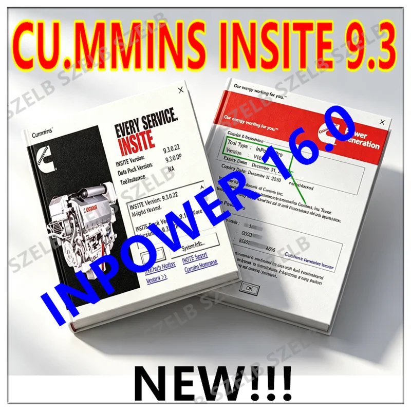 2026 Hot Sell, cummins Insite 9.3 + Calterm 5.16 + INPOWER V16.0 + QuickServe2016 + 140GB ECFG, E2M, Delete And Screen FILES