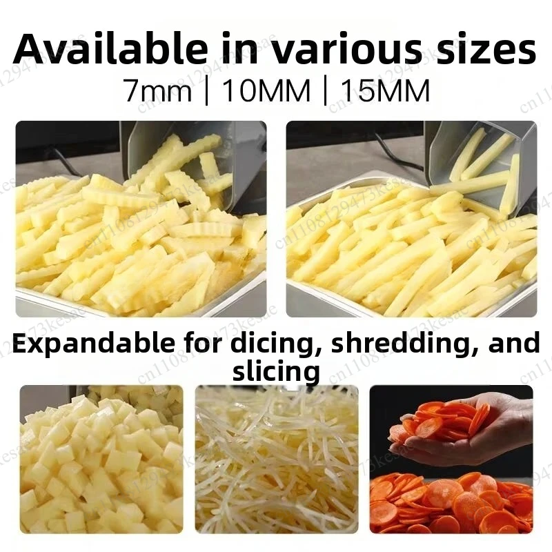 for 4-in-1 Electric Vegetable Slicer Chopper Machine Commercial Grade Kitchen Food Cutter Processor Household view 4