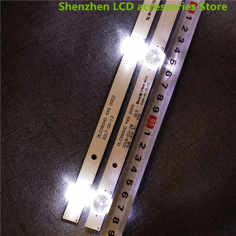 ل DLED50HD 4X9 0002 99 سنتيمتر 9LED 3 فولت 100% جديد LCD إضاءة خلفية للتلفاز بار
