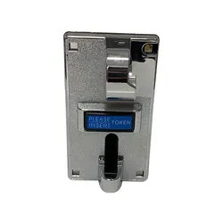 Anti-phishing Multi-Currency 616 Coin Acceptor Plastic Plated Panel Electronic Roll Down for Vending