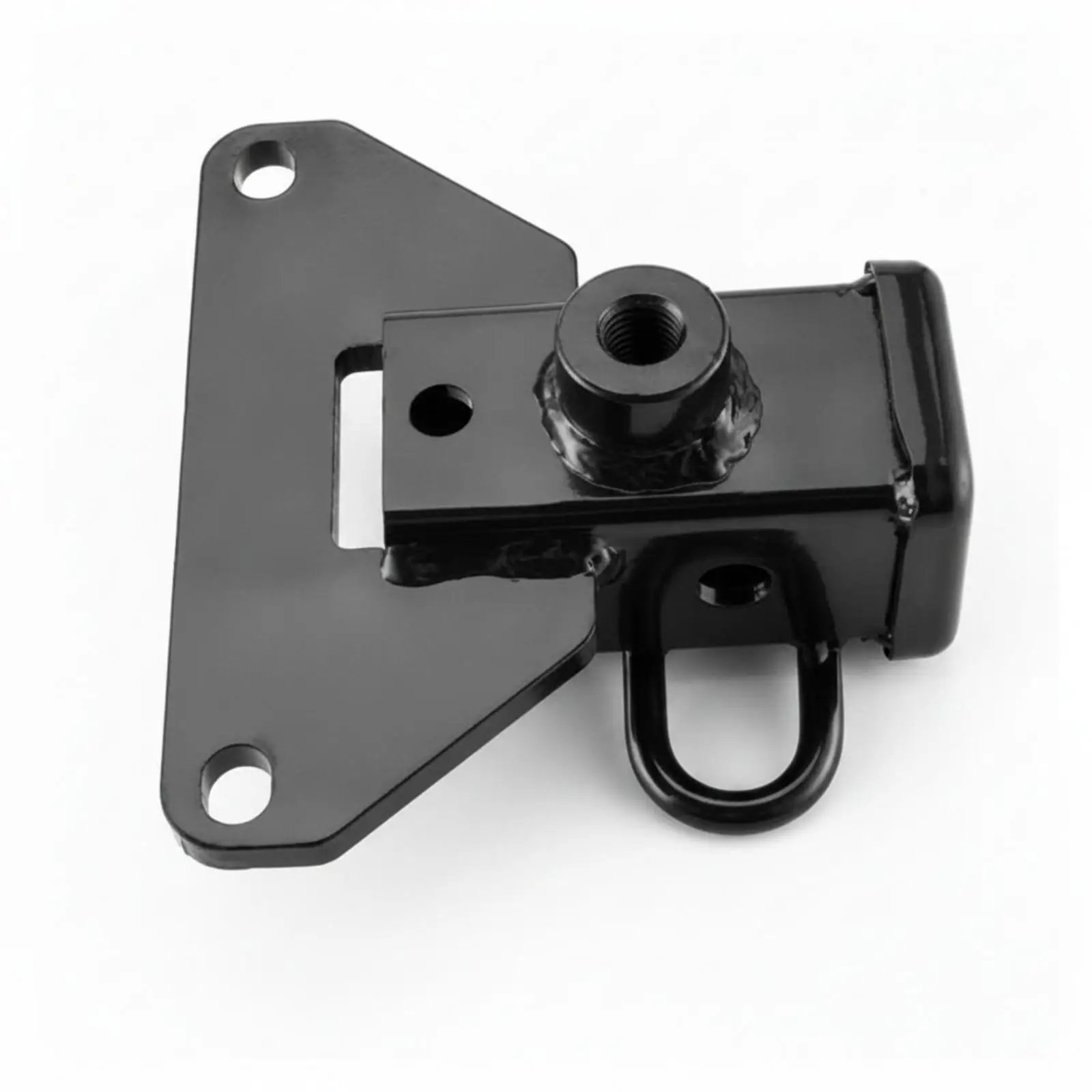Compact Angled Trailer Hitch Adapter Carbon Steel Bracket Secure Connector for Workshop Towing