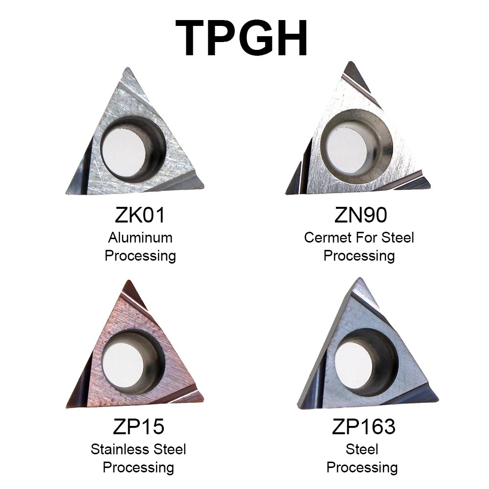 

MZG 10 шт. TPGH080202 TPGH080204 TPGH090202 TPGH090204 TPGH110302 TPGH110304 Твердосплавная вставка из алюминия и меди TPGH