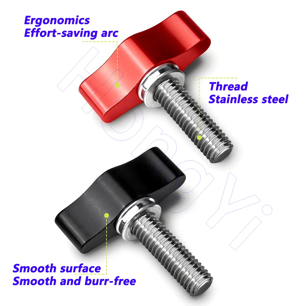 304 Stainless Steel Thumb Screws M4 M5 M6 M8 1/4