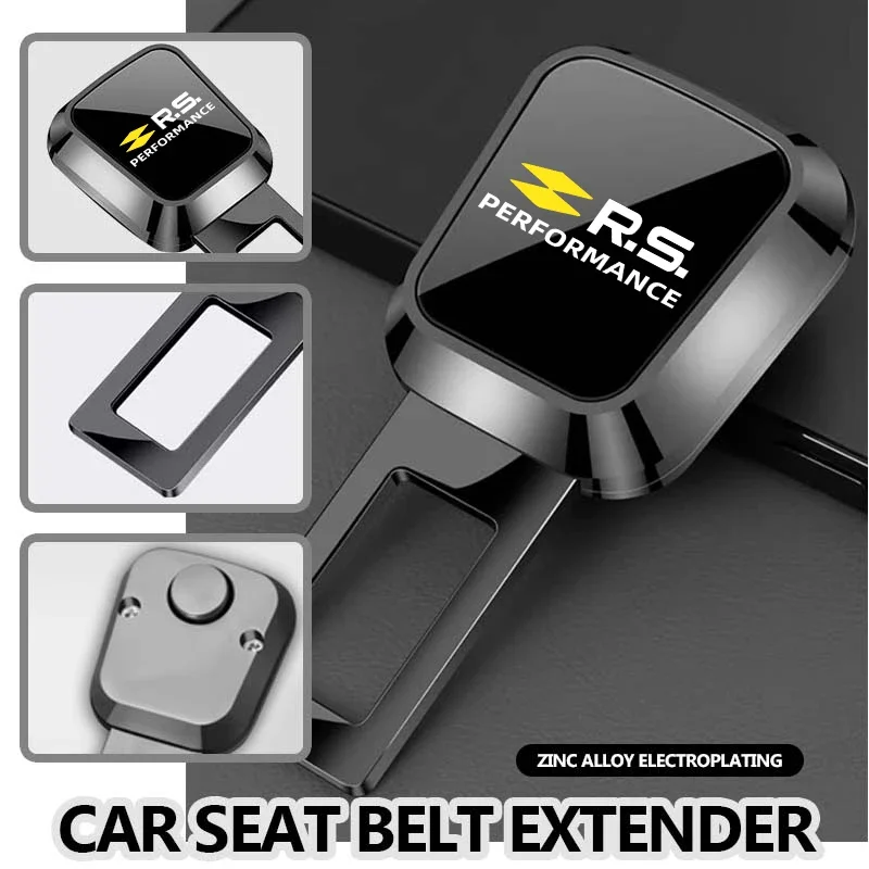 

Car Sticker Car Seat Belt Extender Buckle Fastener Converter Clip Socket For Renault Clio Kadjar Espace Symbol Dacia RS Megan Sc