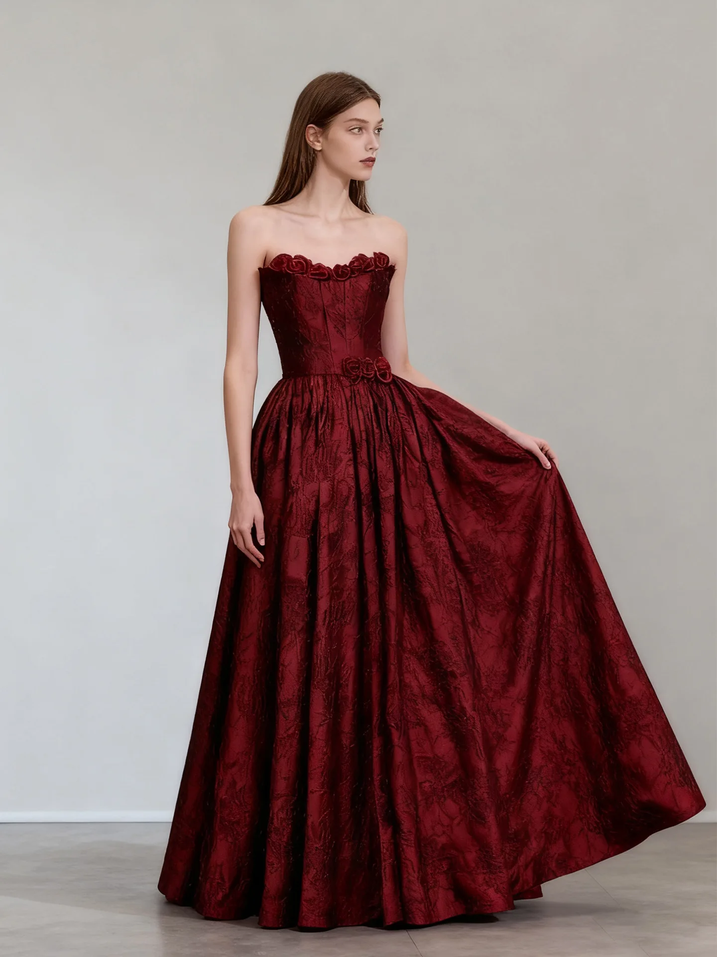 Formele avondjurken Klassieke strapless feestjurk Formele galajurk Aangepaste elegante feestjurken Vrouw 2026