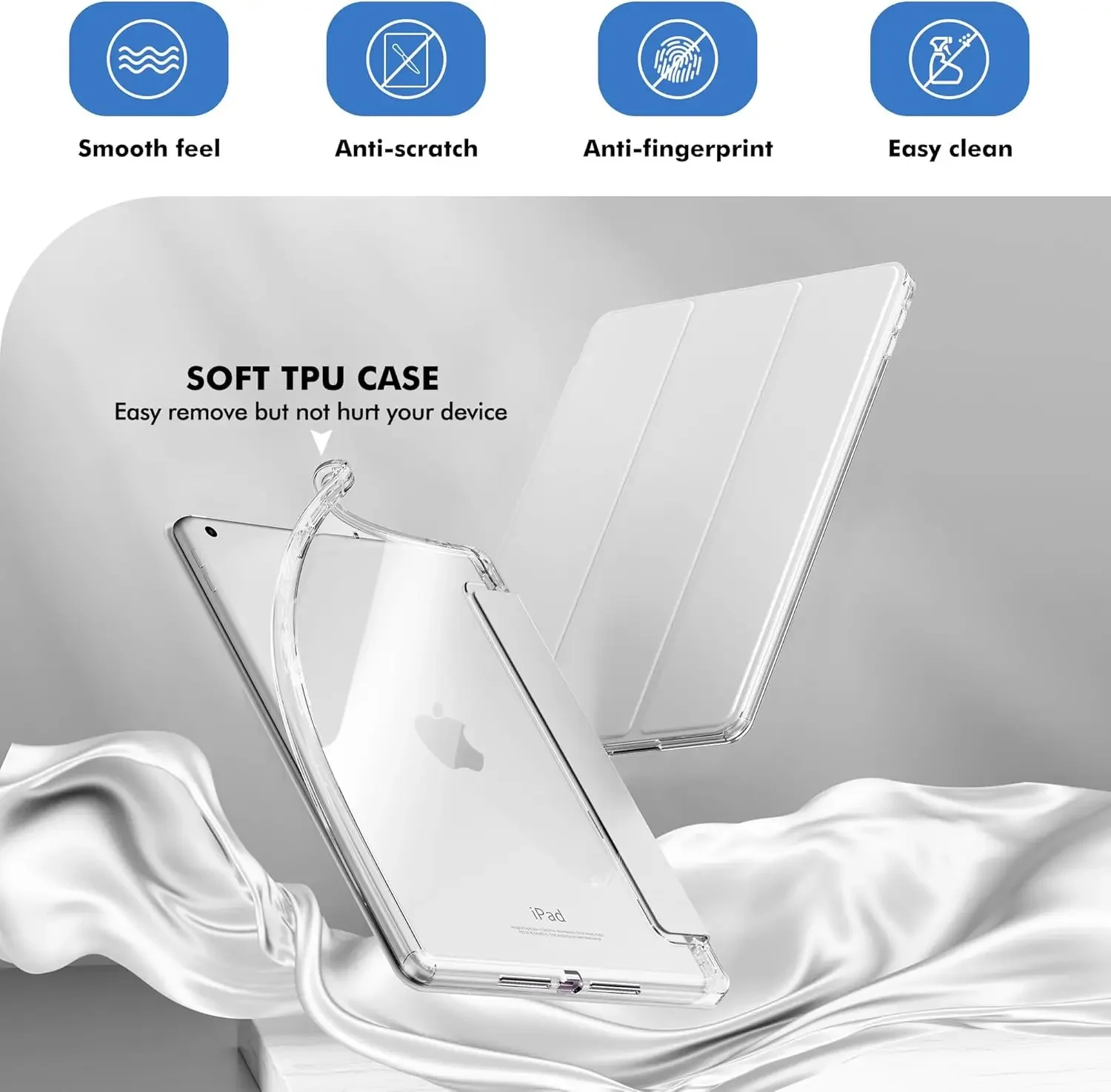 For 2025 iPad Air 11 6 Case iPad 10th Generation 11th A16 9th Cover Gen iPad Pro 11 4 5 10.9in 12.9 M2 M3 M4 Pencil Holder Case