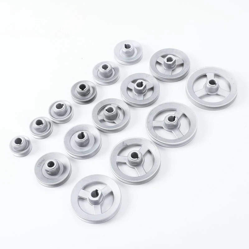 

2pcs Outer Diameter:120mm Inner Hole:15mm Industrial Sewing Clutch Motor Belt Pulley Electric Motor Wheel