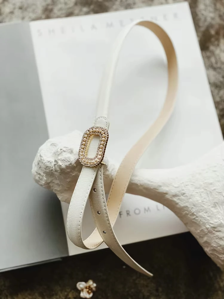 Стильный темперамент, жемчужный пояс, женское украшение, сто подходящих юбок, свитеров, рубашек, кожаных широких ремней.