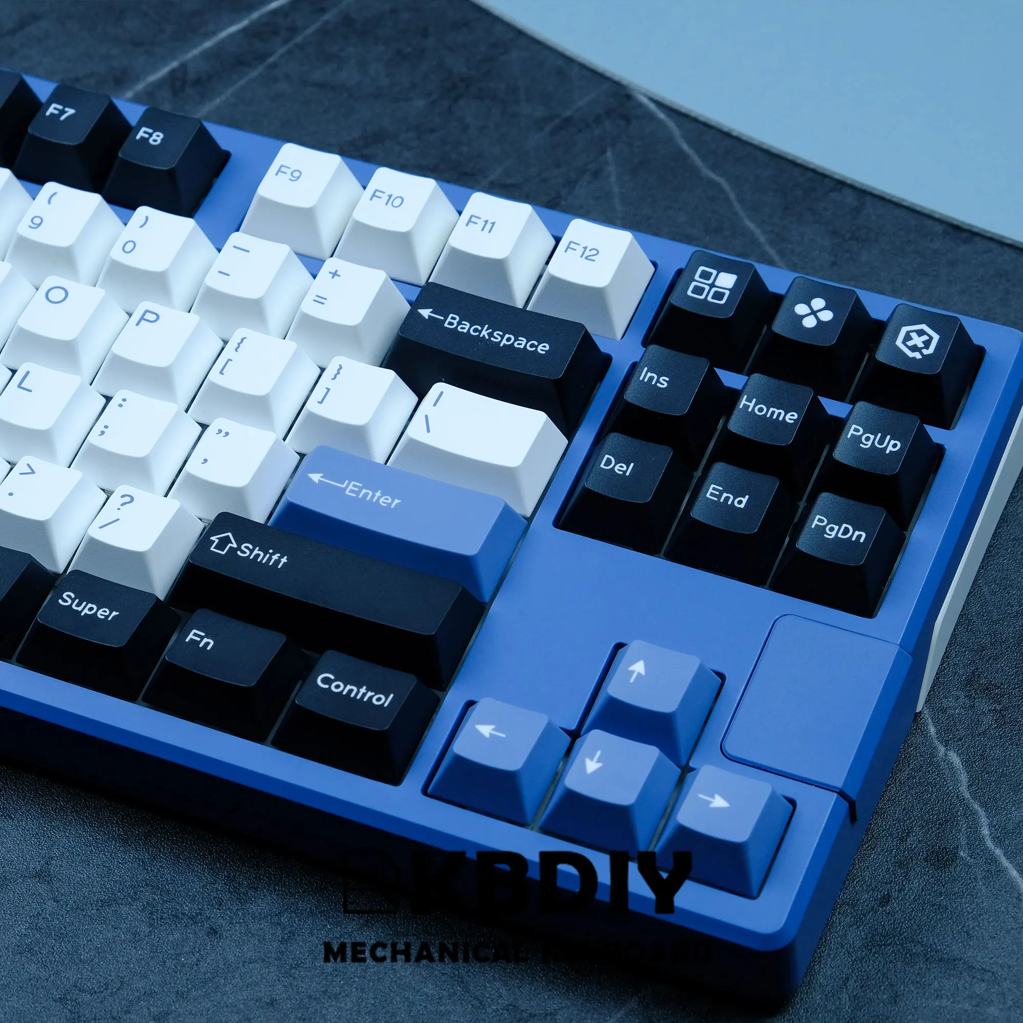 KBDiy Arktischen Doppel Schuss Kirsche Profil PBT Keycap Weiß Schwarz DYE-UNTER Gewohnheit GMK Keycap für Mechanische Tastatur 173 schlüssel Kappe Set