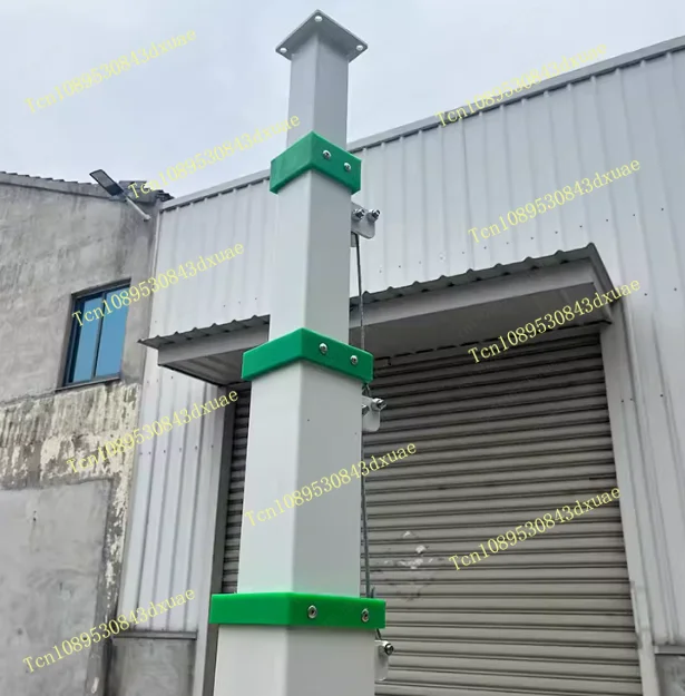 Hand lift monitoring pole custom manual telescopic mechanical winch lift mast