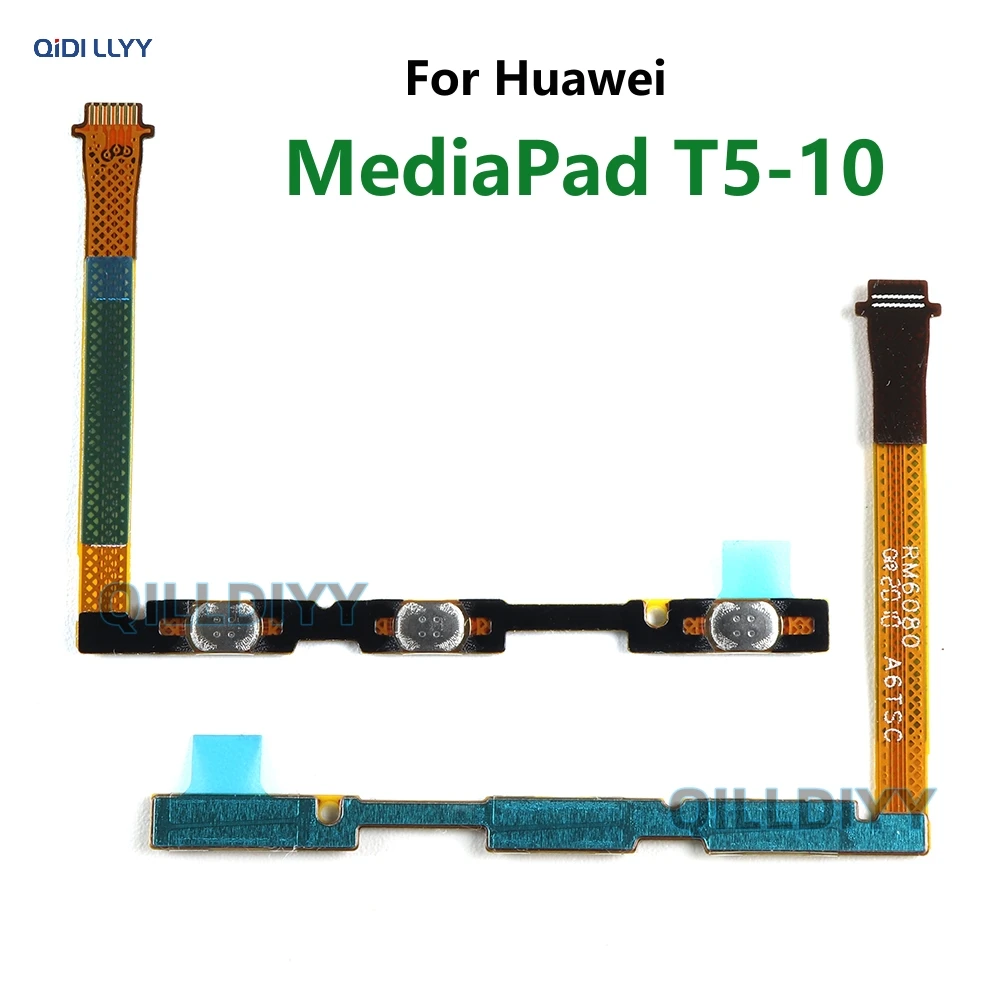 Power ON OFF Volume Up Down Side Button Switch Key Flex For Huawei MediaPad T5-10 AGS2 W09 W19 L09 10.1