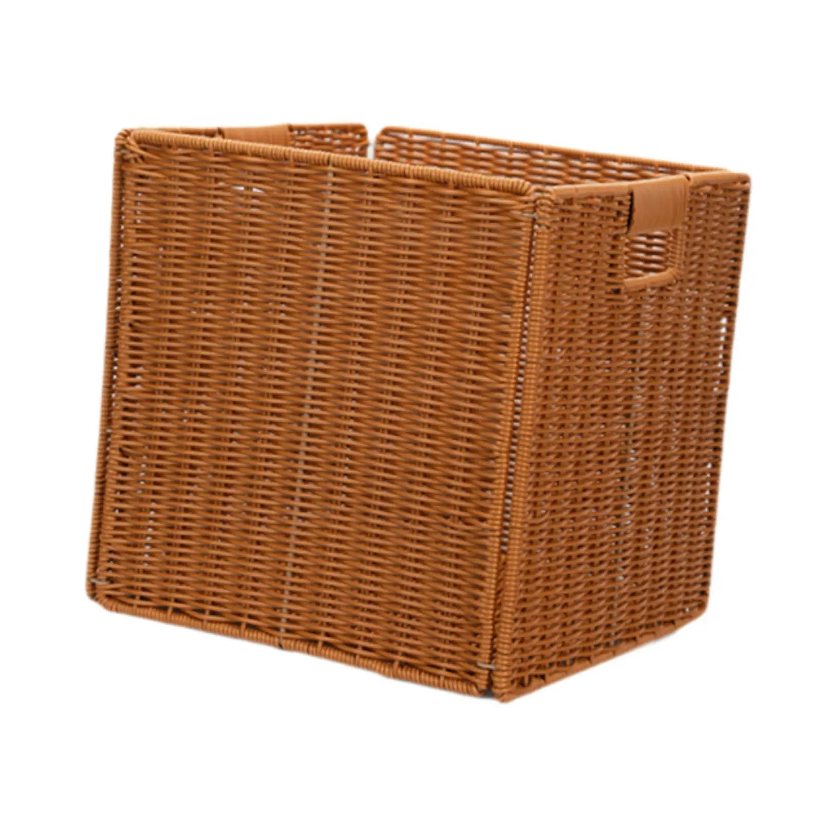 مكعب تخزين قابل للطي لتنظيم الرفوف المنسوجة يدويًا وقابل للطي #3