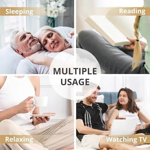 Twin XL Adjustable Bed Frame for Pain Relief, Metal Folding Bed Base with Remote for Independent Head and Foot Incline view 6