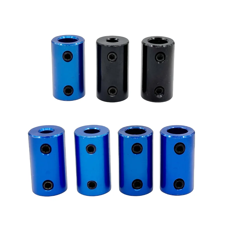 1PC Aluminium Legierung Kupplung Bohrung D14L25 3/4/5/6/6,35/7/8mm Schwarz Blau Flexible Welle Koppler Schraube Für Schrittmotor Zubehör – Detail 7