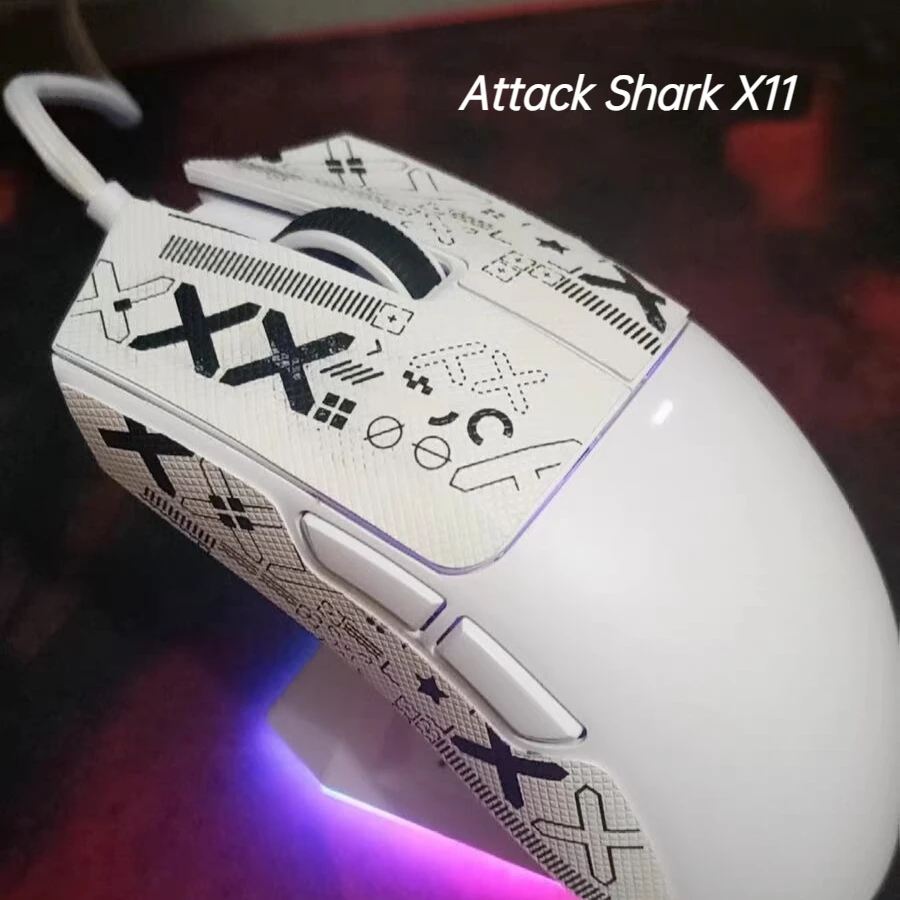 

Attack Shark X11 Трехрежимная беспроводная мышь Bluetooth Эргономичная PAW3311 Легкая игровая мышь для киберспорта с низкой задержкой по индивидуальному заказу