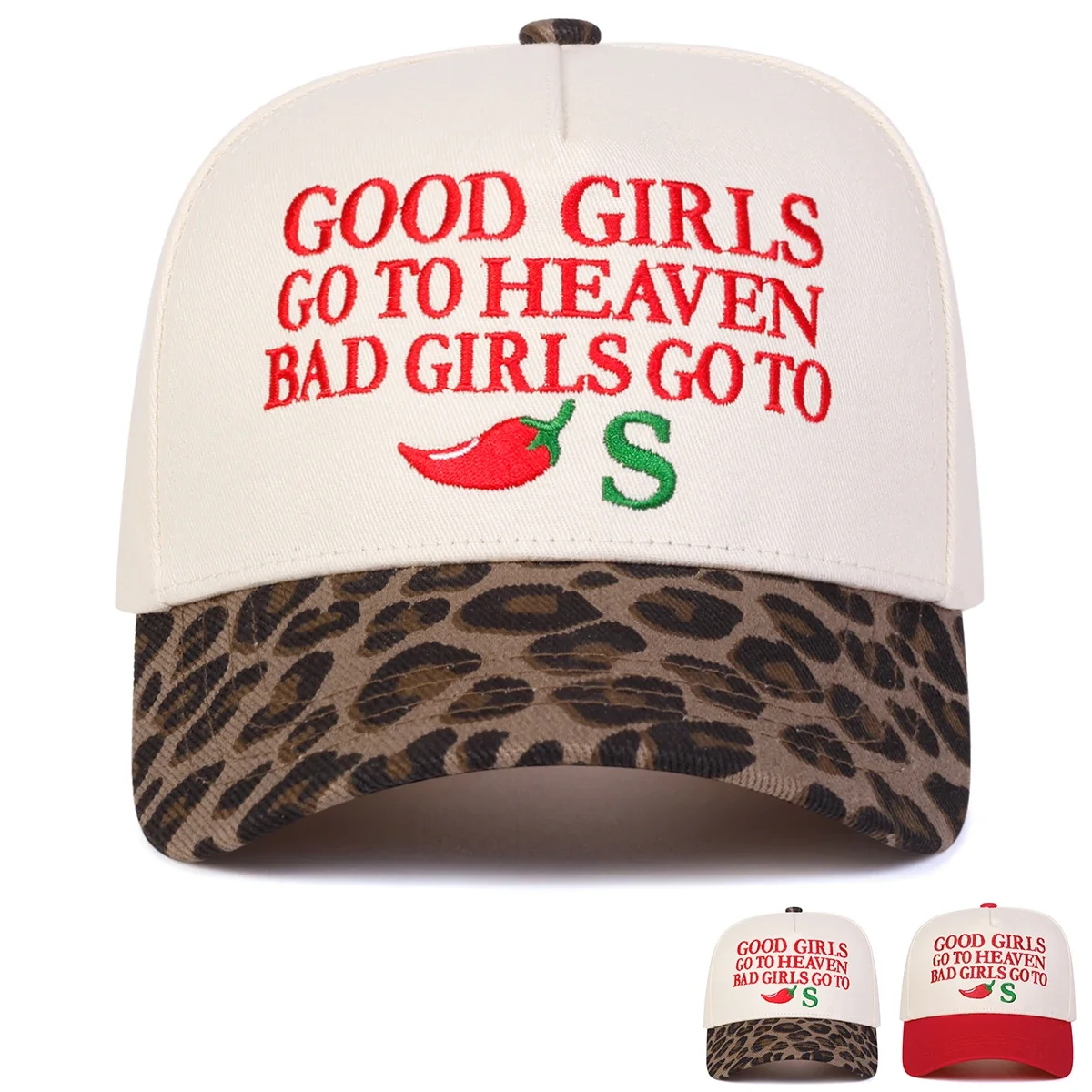 Unisex GOOD GIRLS Baseballkappen mit Buchstabenstickerei, Frühling und Herbst, für den Außenbereich, verstellbare Freizeithüte, Sonnenschutzhut, Sportkappe