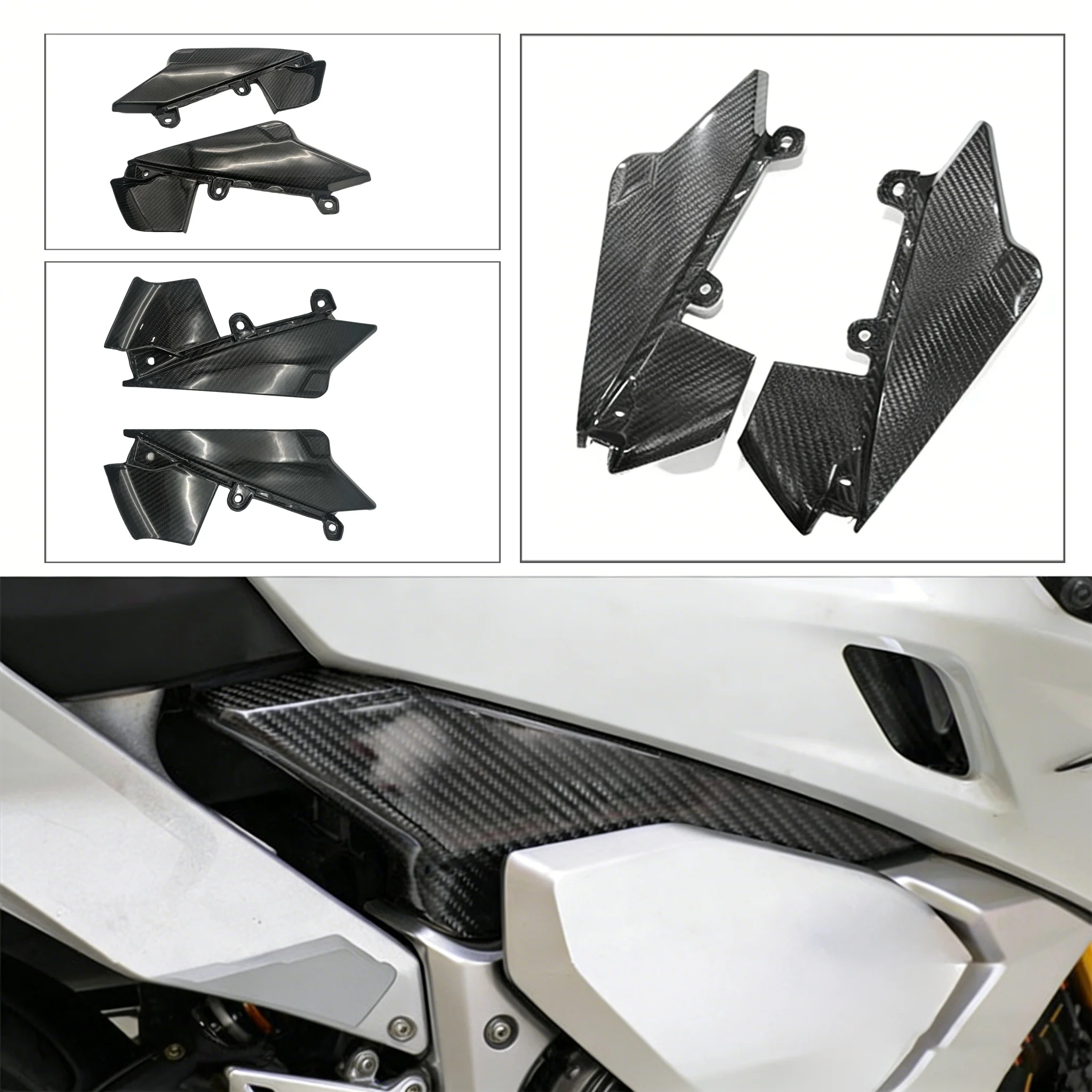 for Honda Golden Wing DOLD WING GL1800 new model frame blackened carbon fiber seat cushion side cover decoration 18-24 years