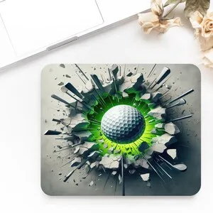 Golf ball creative design mouse pad High quality desk pad Notebook 18x22cm rubber non-slip keyboard pad design desk mat