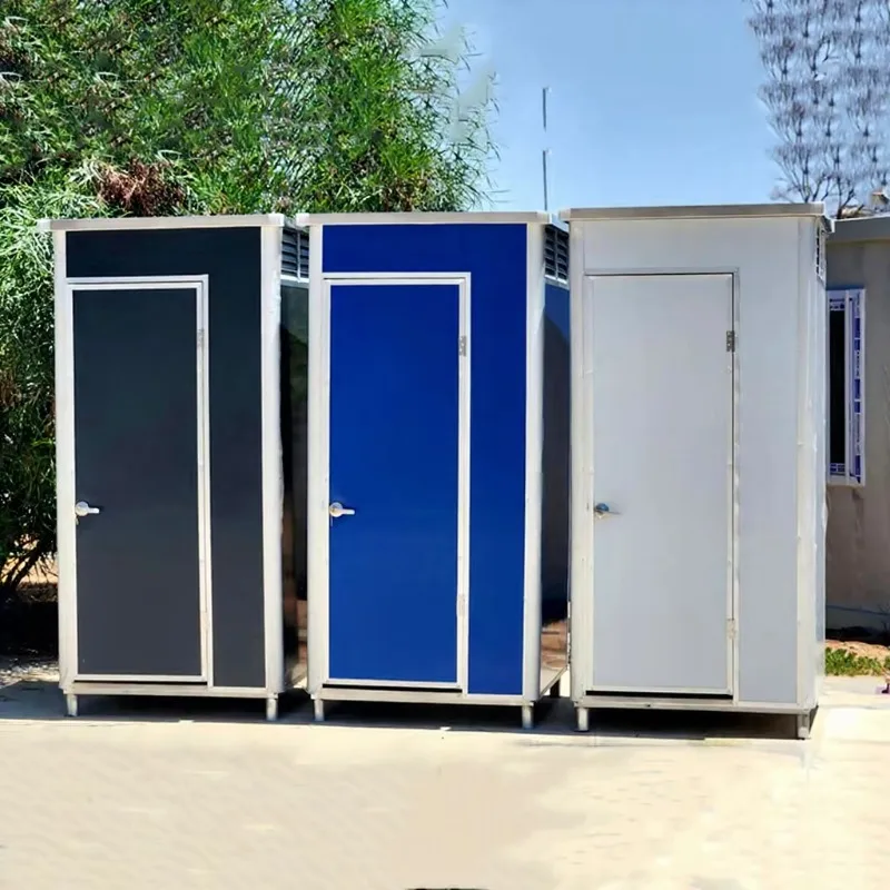 Mobile Toilet Cabin Portable Restroom for Events Work Sites Public Places Outdoor Camping RV Rest Areas Rental Site Use