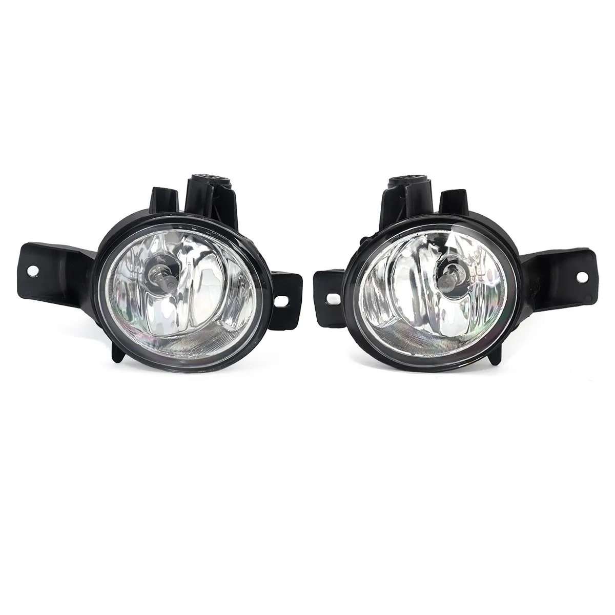 Pair Fog Light Lamp With Bulb For BMW X6 E71 E72 2008 2009 2010 2011 2012 2013 xDrive50i M Performance Sport Utility 4-Door