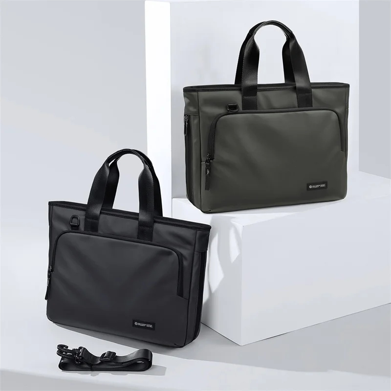 GOLF Men's Handbag Waterproof Nylon Briefcase 16” Laptop Bag Detachable Strap  Business Trips Oxford Cloth Document Organize