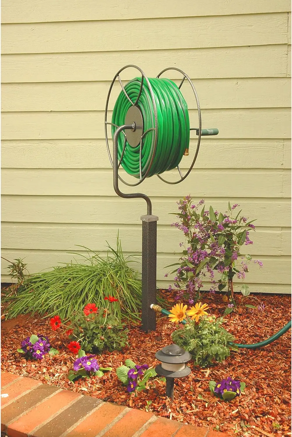 Yard Butler Free Standing Swivel Hose Reel - Water Caddy For Yard or Garden - Outdoor Garden Accessories, Water Hose