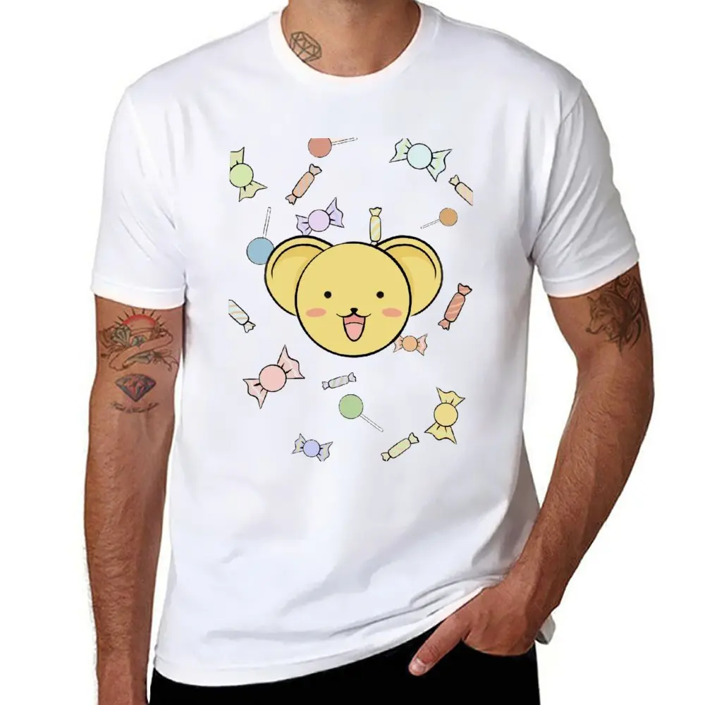 Kero Chan Candy Sakura Card Captor Greeting Y T-shirt Harajuku Sport  Joke T-shirts Vintage Home Eur Size