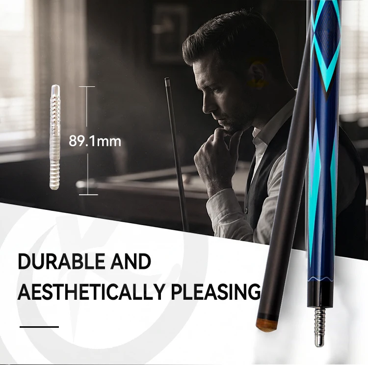 Carbon Fiber Cue For Billiards Snooker Customizable Direct Sales Manufacturer Pool Cues