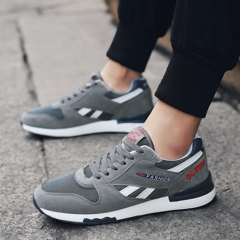 

Низкие кроссовки, мужские повседневные спортивные кроссовки, легкие летние модные туфли в стиле ретро, медленные кроссовки с дышащей сеткой